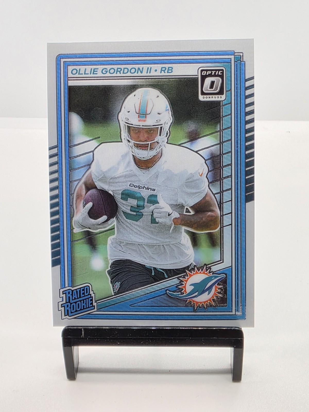 2025 Panini Donruss Optic Ollie Gordon II Rated Rookie Miami Dolphins #218