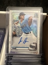 2020 Bowman Chrome Joe Ryan Mega Box Rookie Auto Rays Twins