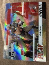 Nick Chubb 2024 Donruss Optic Play Action Silver Prizm Cleveland Browns
