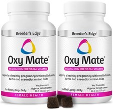 Breeder's Edge Oxy Mate Dog Prenatal Vitamins, Comprehensive Supplement for P...