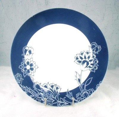 Corning Corelle INDIGO BLOOMS Speiseteller Gebraucht Mit Abnutzung