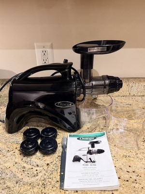 Omega NC900 Masticating Juicer Nutrition Center Black - PRISTINE Used Once