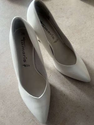 Tamaris high heels perlweiss - gr.36 neu Pumps