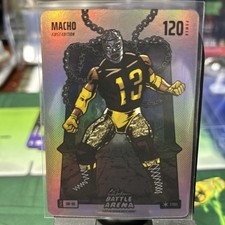 2026 Bo Jackson Battle Arena Macho Manny Machado Silver Battlefoil Steel #SBF-88