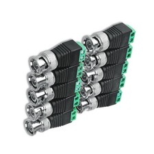 CCTV Video Male Metal BNC Connector For Cameras Monitors DVR Cards Recorders