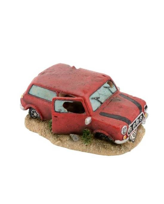 Décoration aquarium voiture vintage Aquavie en résine de 15,5 cm