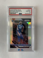 PSA 10 Mitchell Robinson Rookie Card 2018 Panini Silver Prizm New York Knicks