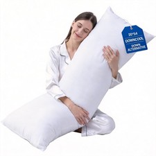 Large Body Pillow- Breathable Full Body Pillow for Side Sleeper - Soft Long B...