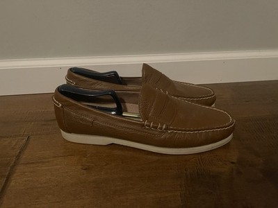 Ralph Lauren Polo Bjorn Brown Leather Driving Penny Loafer  display picture 1