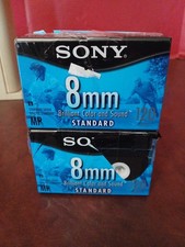 2 Two Packs Sony 120 min 8 mm Vido Cassette P6-120MPL Slightly Unsealed