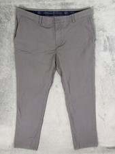 Vineyard Vines Pants Mens 40x32 Gray Khaki On The Go Stretch Performance Chino