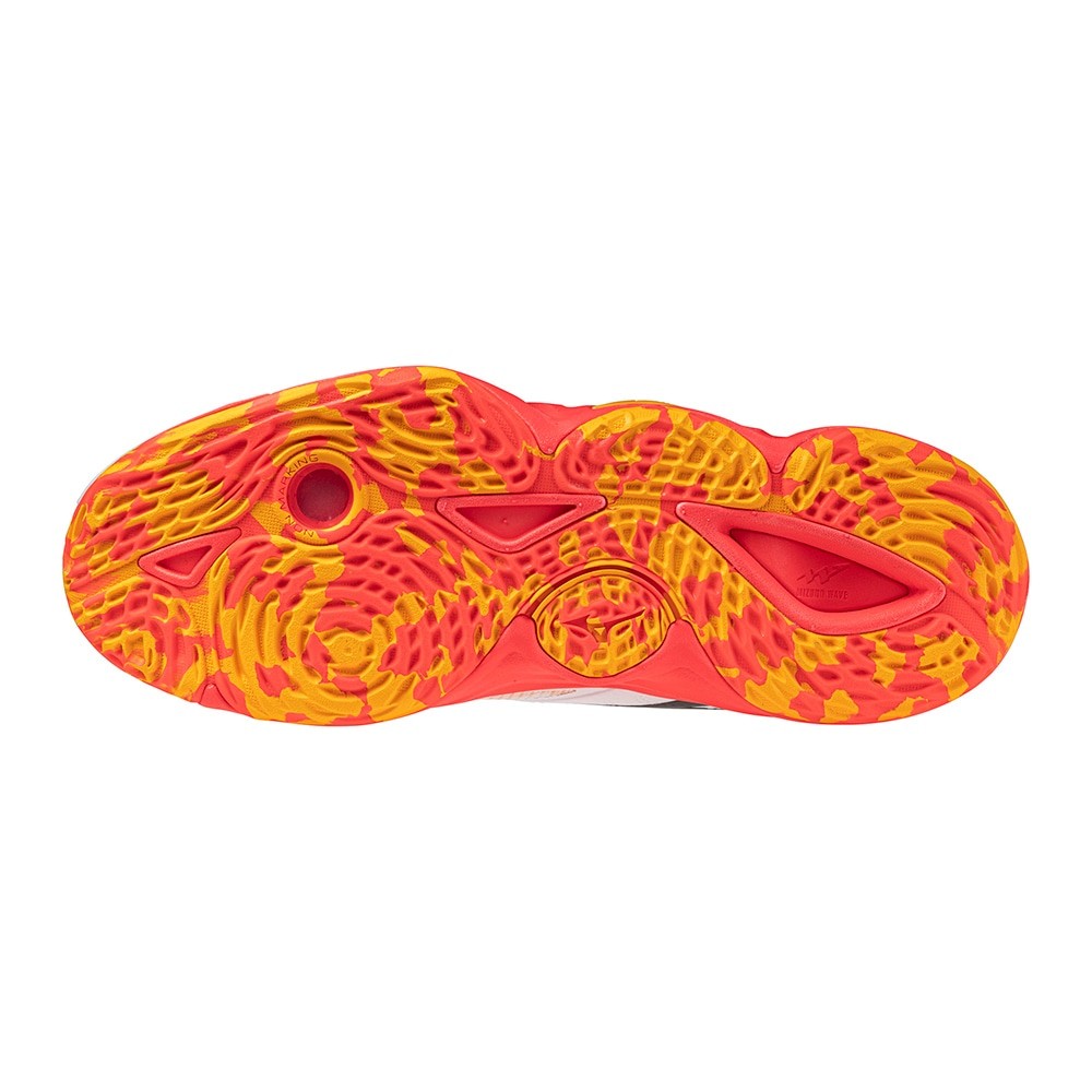 SAOLA Scarpe da pallavolo Mizuno WAVE MOMENTUM ELITE V1GA251201 bianco nero arancione