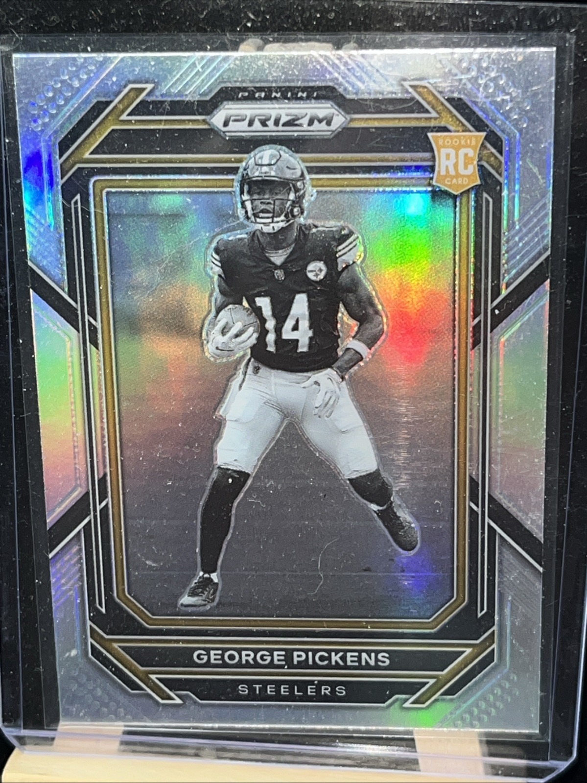 George Pickens  2022 Panini Prizm - Rookies #329 Silver Prizm (RC)
