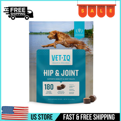 VetIQ Maximum Strength Hip and Joint Chews Supplement for Dogs {180 ct}