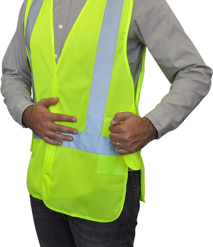 Nyortho Gilet di Sicurezza Riflettente Alta Visibilità – ANSI/ISEA Classe 2 Hi Vis Vest f - Foto 6 di 12