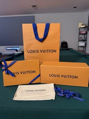 LOUIS VUITTON Authentic Empty Boxes, Gift bags, Dust Bag, Ribbon