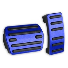 Lexley 2Pcs Anti-Slip Aluminum Brake Gas Pedal Padsauto No Drilling Accelerator