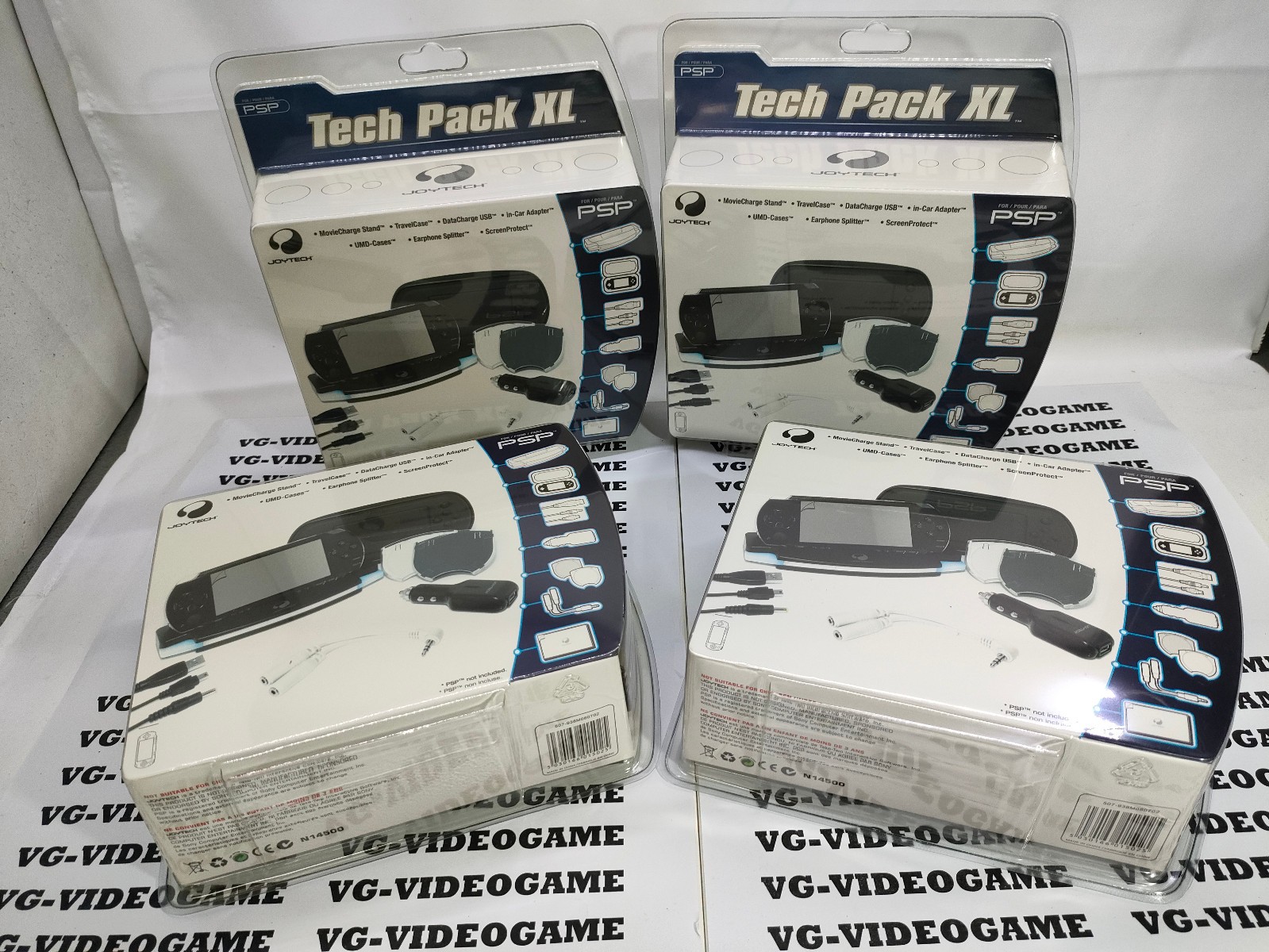 4  TECH PACK XL  DI ACCESSORI PER SONY  PSP,  NUOVI