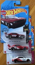 HOT WHEELS DODGE CHALLENGER DRIFT CAR Lot Of 3 Variations