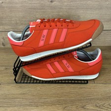 Adidas Schuhe Herren Gr. UK 10 SL82 Originals Freizeit 80er rot Wildleder Turnschuhe