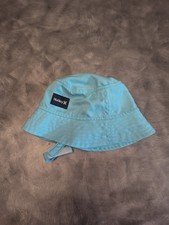 Hurley Toddler Boonie Bucket Sun Hat With Strap Teal 2T Preloved
