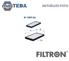 K1307-2X INNENRAUMFILTER POLLENFILTER FILTRON FÜR HYUNDAI H-1,H-1 STAREX 2.5L