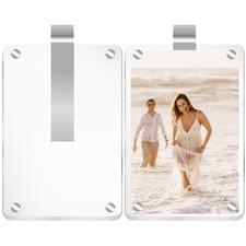 Car Sun Visor Photo Holder, 2 Pack Universal Magnetic Car Visor Clip, Persona...