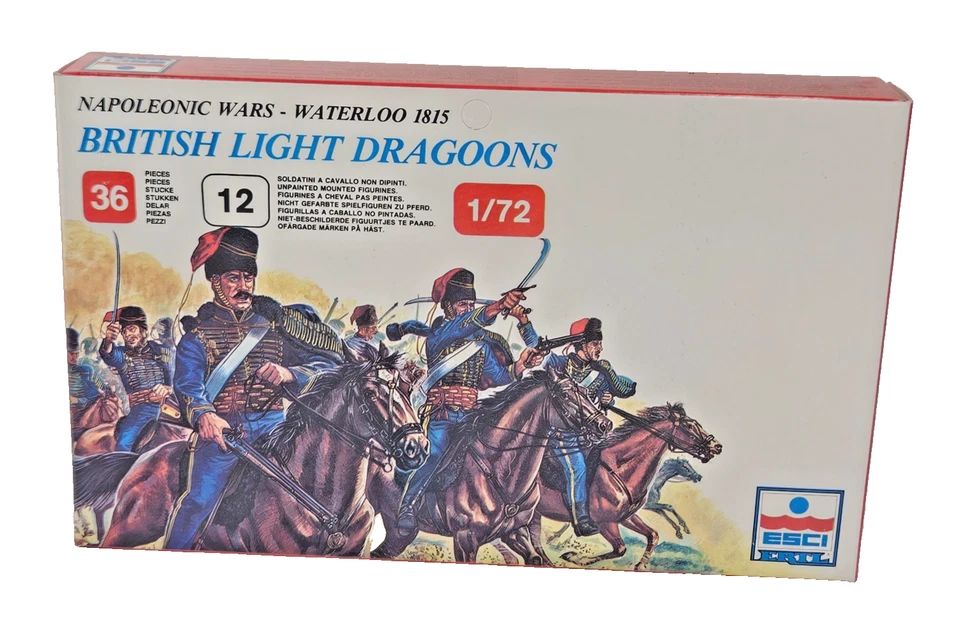 ESCI No. 230 1/72 Scale British Light Dragoons Napoleonic Wars Plastic Kit Boxed - Image 1 of 4