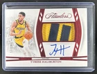 2023-24 Panini Flawless Tyrese Haliburton Horizontal Patch Auto Ruby #/15 Pacers