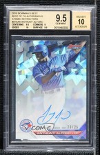 2016 Bowman's Best of Atomic Refractor /25 Anthony Alford BGS 9.5 Auto n0c