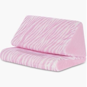 💗 Iscream Pink Zebra Striped iPad Tablet Phone Holder Pillow