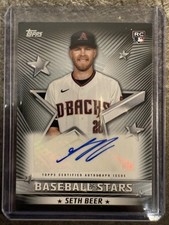 2022 Topps #BSA-SB Seth Beer Baseball Stars Autographs Black #/199