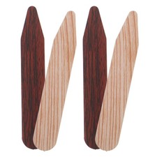 4pcs Plastic Collar Stays For Men Dress Shirts White Shirt Plastic Invisible