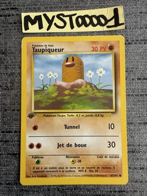 Carte Pokémon Taupiqueur 47/102 Edition 1 Set De Base Wizards Français Occasion - Photo 1/4