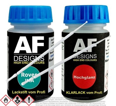 Für Rover JMA Aqua Lackstift Klarlack Lacktupfer Autolack Set