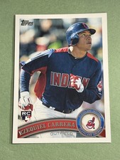 Ezequiel Carrera Rookie 2011 Topps Update Cleveland Indians #US169 HH911