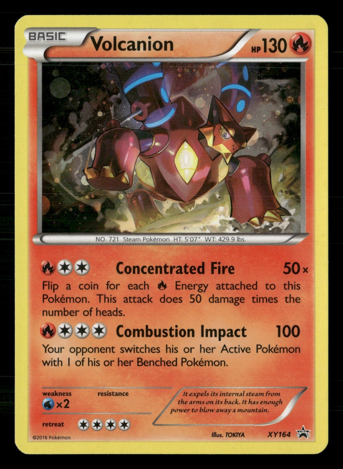 Volcanion Holo XY Promos XY164 MP Pokémon TCG