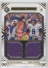 2022 Panini Limited Dynamic Duos /99 Justin Jefferson Kirk Cousins #DD-MIN1 0z0q