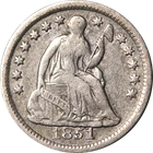 1851-O Seated Liberty Half Dime