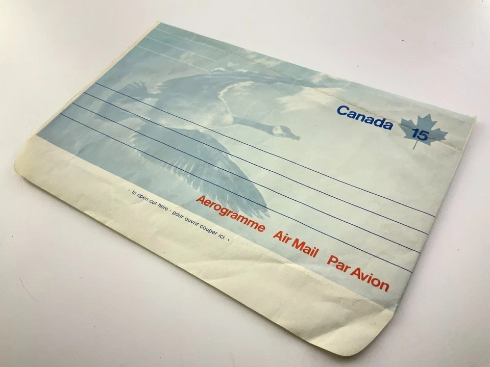 Canada 15 Cent Envelope Aerogramme Air Mail Vintage Philatelic Goose II855 - Image 3 of 4