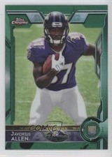 2015 Topps Chrome Rookies Green Refractor Javorius Allen #152 1u6