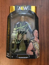 Autographed Frankie Kazarian AEW Unrivaled Series 5 Wrestling Figure Signed TNA