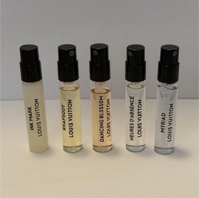 Louis Vuitton 5 Pc Sample Lot RARE Ink Mark Rhapsody Myriad Dancing Blossom
