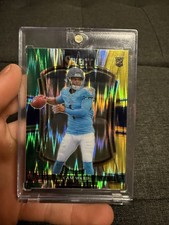 2025 Panini Select - Premier Level Cam Ward #126 Green & Yellow Shock Prizm (RC)