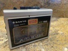 Vintage SANYO M-G90 Stereo Cassette Tape Player Walkman AS IS / Not Tested