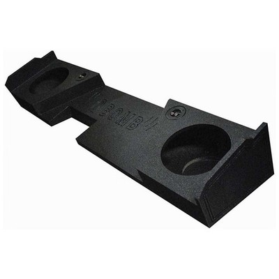 QPower ''QBOMB'' Chevy/GMC Double Cab '14-'19 Dual 12'' Empty Woofer Box