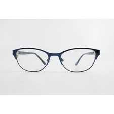 Vera Bradley Blue Bayou VB 3028 Navy Blue Floral Cat Eye Eyeglass Frames