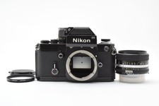  Exc 5 Nikon F2 Photomic Black DP-1 35mm SLR Camera w/ Ai-s 50mm f1.4 JAPAN