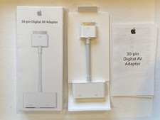 Apple MD098ZM/A 30 Pin Digital AV Adapter - White open box but never used