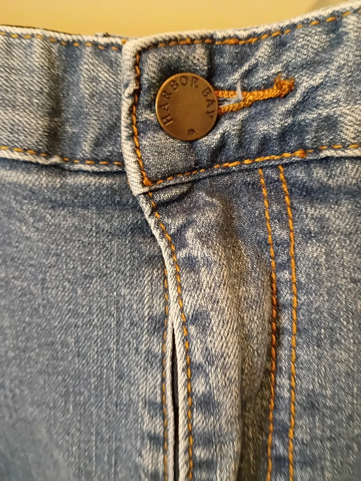 Harbor Bay Big & Tall Men's Blue Jeans 46x30 - Image 3 of 4